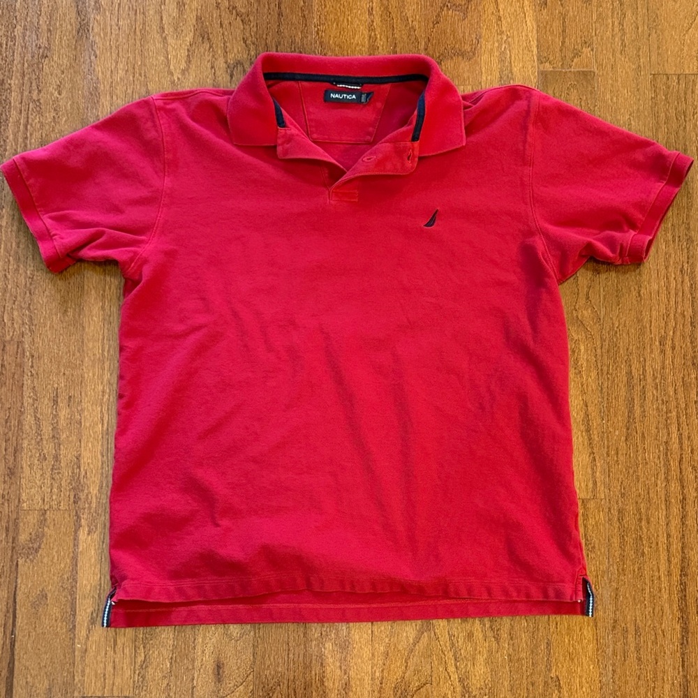 Nautica Classic Red Polo Shirt